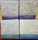 Australia 1 oz Silver Dolphin, High Relief, Complete 4-Coin Proof Set UNOPENED