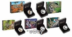 Australia 2010-2011 Bush Babies 5-Coin Complete Collection Silver Proofs
