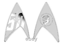 Australia 2016 Star Trek The Original Series 50th Ann. 1oz Silver Delta Coin