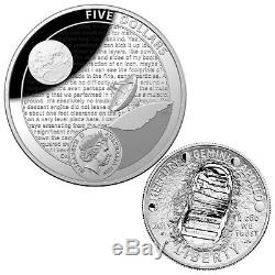 Australia USA 2019 50th Anni Apollo 11 Moon Landing 2-Coin Proof Set