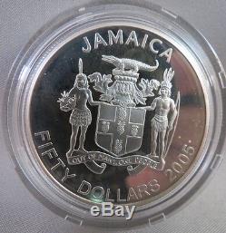 BOB MARLEY $50 SILVER GOLD OZ. OUNCE PROOF JAMAICA COIN reggae art rasta bank us