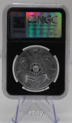 Big 5 Series Lion 1 oz Silver NGC PF70 Lion Proof NGC PF70 UC withBig Five Label