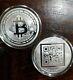 Bitcoin Proof 1 oz. 999 silver commemorative coin AOCS limited Original 2012