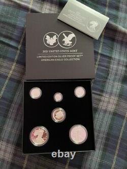 Brand New! 2021 Limited Edition Silver Coin Proof Set American Eagle Collection