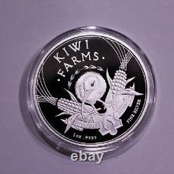 Chris Chan Sonichu Kiwi Farms 2021 1 Troy Oz 9999 Pure Silver Round Bullion Coin
