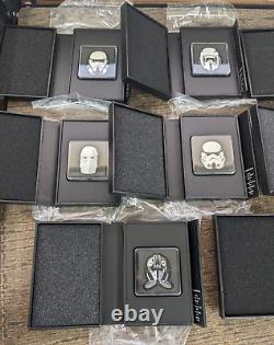-Complete Set of 11- 2022 Niue Star Wars Faces of Empire 1 oz Silver Proof Coins