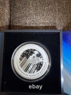 DC SUPERMAN 85th 3 oz silver coin with box and COA