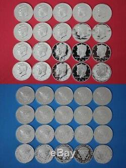 Emergency 90% Silver Junk Coins Modern Silver Proof Kennedy Halves 1 Roll $10