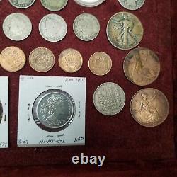 Estate Coin Lot US Proof Mint Set Walking Liberty Half Dollar Military Exo Coins