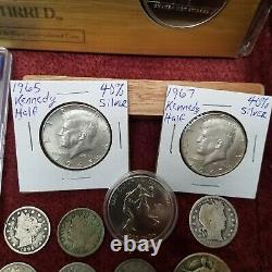 Estate Coin Lot US Proof Mint Set Walking Liberty Half Dollar Military Exo Coins