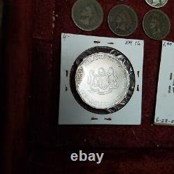 Estate Coin Lot US Proof Mint Set Walking Liberty Half Dollar Military Exo Coins