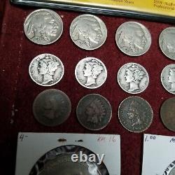 Estate Coin Lot US Proof Mint Set Walking Liberty Half Dollar Military Exo Coins