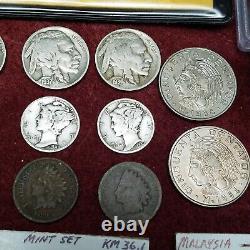 Estate Coin Lot US Proof Mint Set Walking Liberty Half Dollar Military Exo Coins