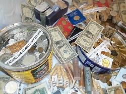Estate Lot Old Coins, Gold. 999 Silver, Jewels, Currency, Stamps, Pcgs, Proofs