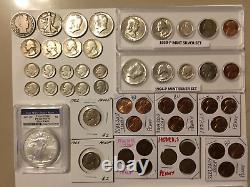 Estate Sale Coins Lot, Silver & More. Lot of BU Conis