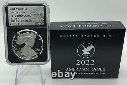 FIRST DAY OF ISSUE 2022 W Proof American Silver Eagle RETRO NGC PF70 ULTRA CAMEO