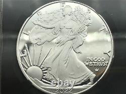 FIRST DAY OF ISSUE 2022 W Proof American Silver Eagle RETRO NGC PF70 ULTRA CAMEO
