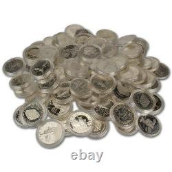 FIVE (5) US Silver $1 Commemorative Coins (. 77344 oz) Random Date
