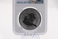 Great Britain Silver Lion & Eagle 1oz Proof PF70 NGC Privy Liberty Bell 2024