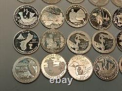 HUGE 90% SILVER PROOF LOT Halves & Quarters 80 SIlver Coins 1 Clad Coin