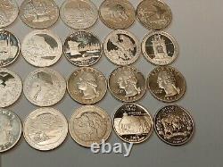 HUGE 90% SILVER PROOF LOT Halves & Quarters 80 SIlver Coins 1 Clad Coin