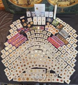 Huge Coin Collection With Silver, Gold, Lots Of Proofs