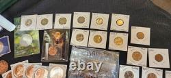 Huge Coin Collection With Silver, Gold, Lots Of Proofs