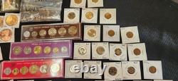 Huge Coin Collection With Silver, Gold, Lots Of Proofs