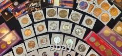 Huge Coin Collection With Silver, Gold, Lots Of Proofs