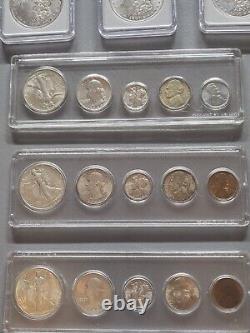 Huge Junk Drawer Lot, Bu Silver Coins, Silver Mint & Proof Sets, Sports Cards Read