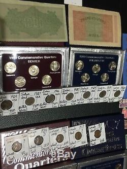 Huge Lot 300+Coins/StampsSilver Note Mercury/Buffalo/Indian/1892/Proof/World/V