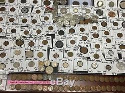 Huge Lot 350+ CoinsSilver Note MercuryBuffaloIndian1893ERRORProofWorld++
