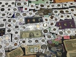 Huge Lot 400+ Coin/StampSilver/Mercury/Buffalo/Barber/1893/Indian/2 Cent Piece+