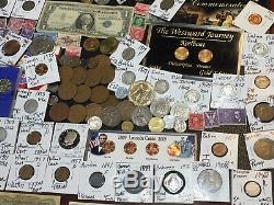 Huge Lot 450+Coin/StampSilver Note/Buffalo/V/IKE/Silver Proof/Error/IKEmore