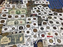 Huge Lot 500+ Coin$/StampSilver Note/PCGS/Mercury/Buffalo/Indian/WL/1893/Proof+