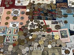 Huge Lot 500+ Coins/StampSilver Note$/Mercury/IKE/Buffalo/Indian/WL/Proof$/JFK+