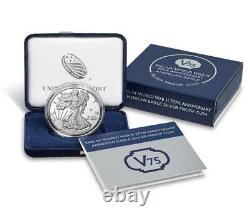 INHANDEnd of World War II 75th Anniversary American Eagle Silver Proof Coin