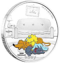 IN STOCK 2019 The Simpsons Maggie Simpson 1oz $1 Silver 99.99% Dollar Proof Coin