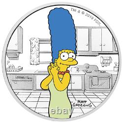 IN STOCK 2019 The Simpsons Marge Simpson 1oz $1 Silver 99.99% Dollar Proof Coin
