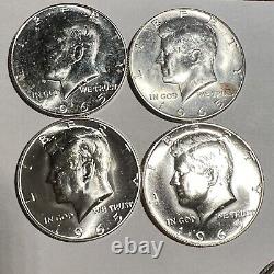 LOT OF 67 SMS & PROOF 40% SILVER Kennedy Half Dollars 1965 1970 Imperfect
