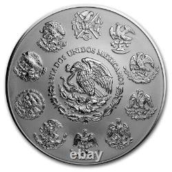Libertad Mexico 2019 5 Oz Reverse Proof Silver Coin In Capsule