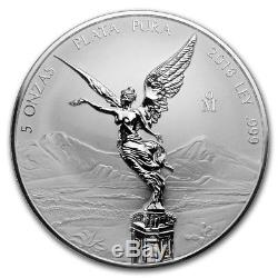 Libertad Reverse Proof 3 Coin Set Mexico 2018 5 Oz 2 Oz 1 Oz Silver Coins