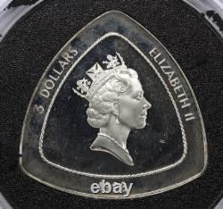 Lot of 2 1987 1998 Bermuda Silver Proof Coins