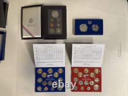 Lot of 33 US Mint Proof Sets 1954-2010 Silver, Prestige, Liberty, Etc. Coins