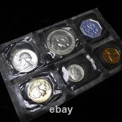 Lot of (5) 1960 SD Silver Proof Sets No Envelopes / Some Coins Toned or Spots
