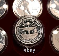 Marshall Islands Milestones of Space Exploration $50 Proof Coins. 999 Silver