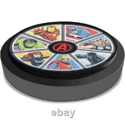 Marvel Avengers 60th Anniversary Silver Coin Set with Box SKUOPC158