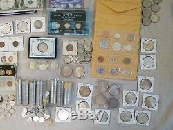 Massive Coin Collection- Uncirculated, Peace, Morgan, Silver Certificates, Proof