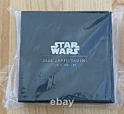 NEW SEALED IN STOCK 2022 STAR WARS DARTH VADERT 3 oz Silver Niue Mintage 2000