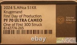 NGC Silver Krugerrand 1 oz Proof One of First 300 Struck Limited to 5,000 PR70